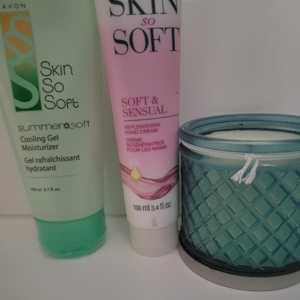 Avon Skin So Soft Cooling Gel and Hand Cream Duo